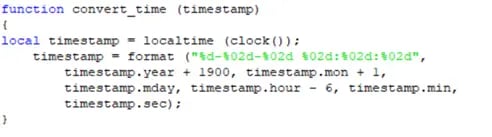 DataHub Convert Time Script