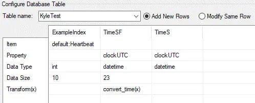 DataHub Configure Time