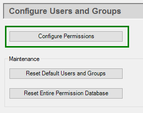Screenshot - DataHub V9 Permissions Configuration