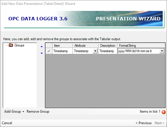 Screenshot - Default CSV Logger Time String Format in 24 Hour Time