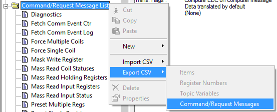 Exporting Protocol Messages - OmniServer V3.0