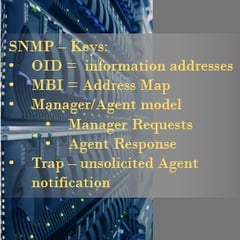 Key SNMP Terminology / Acronyms