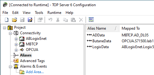 Screenshot - TOP Server custom aliases only