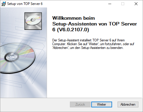 TOP Server V6 Installer in German