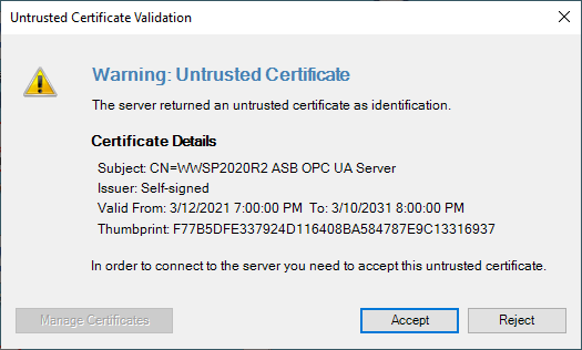 Screenshot_DataHub_CertificateWarning_InitialConnectionTest
